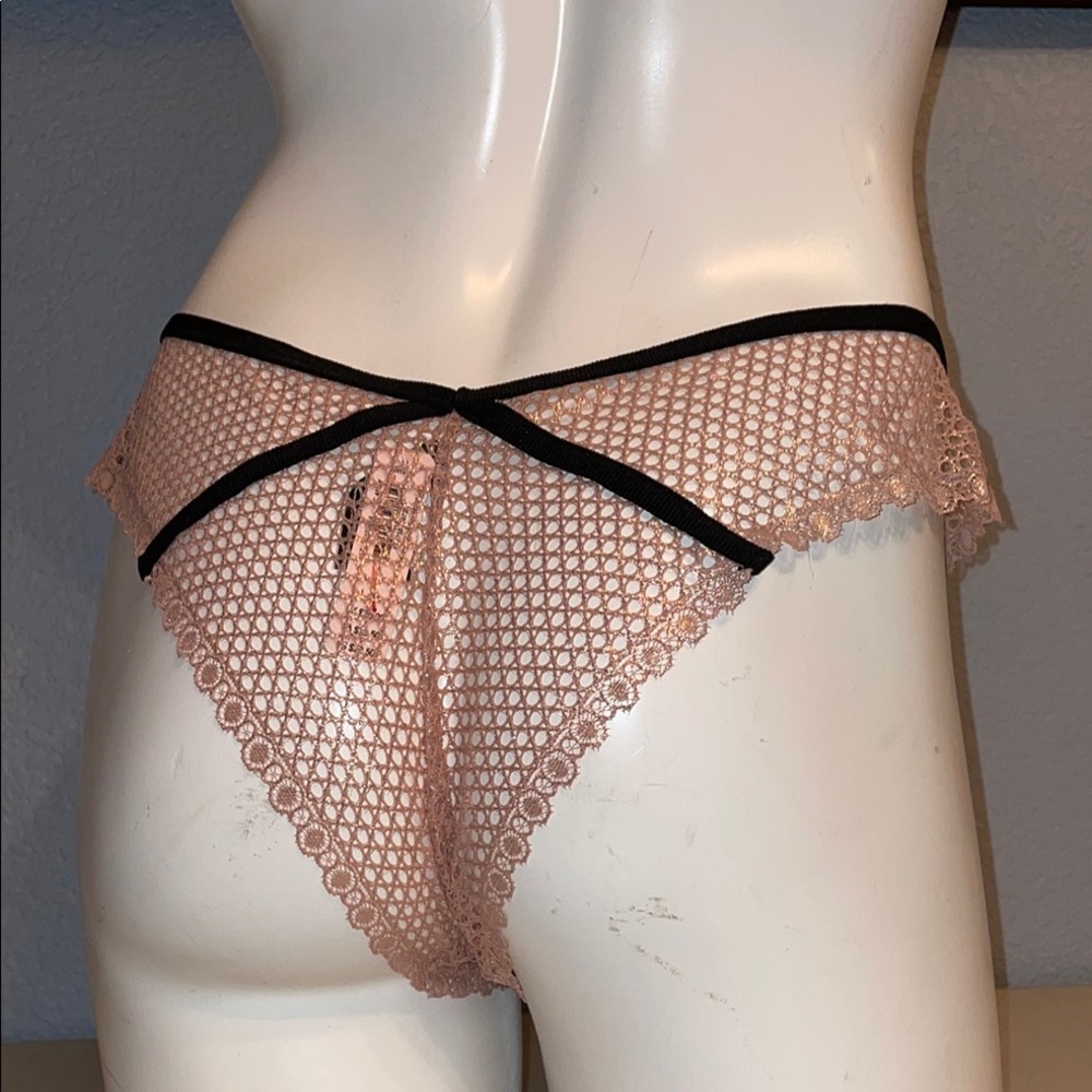 Victoria's Secret Thong VS Dusty Rose Shimmer Thong VS VERY SEXY Fishnet Panty 🆕 - Picture 14 of 17